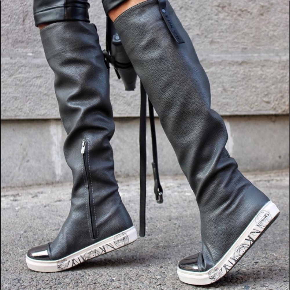 Amazing 100% leather boots for spring ,winter fall